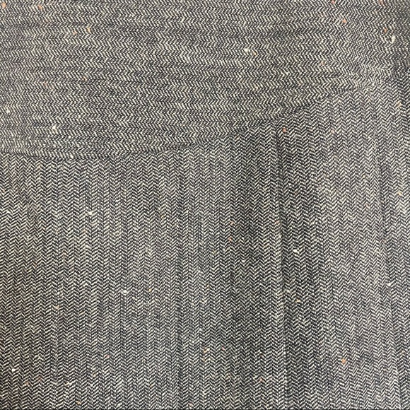 Banana Republic Wool Blend Pleated Skirt Gray Size 4 Academia Classic Preppy - Picture 7 of 9